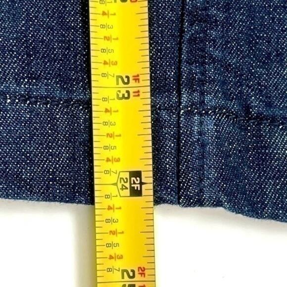 Old Navy Blue 100% Cotton Double Breasted Cottage Boho Jean Jacket NWOT Size SP - Picture 10 of 10